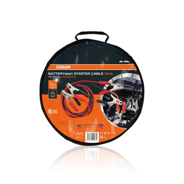 OSRAM STARTERcable 150A (bis zu 1.6 L Hubraum)